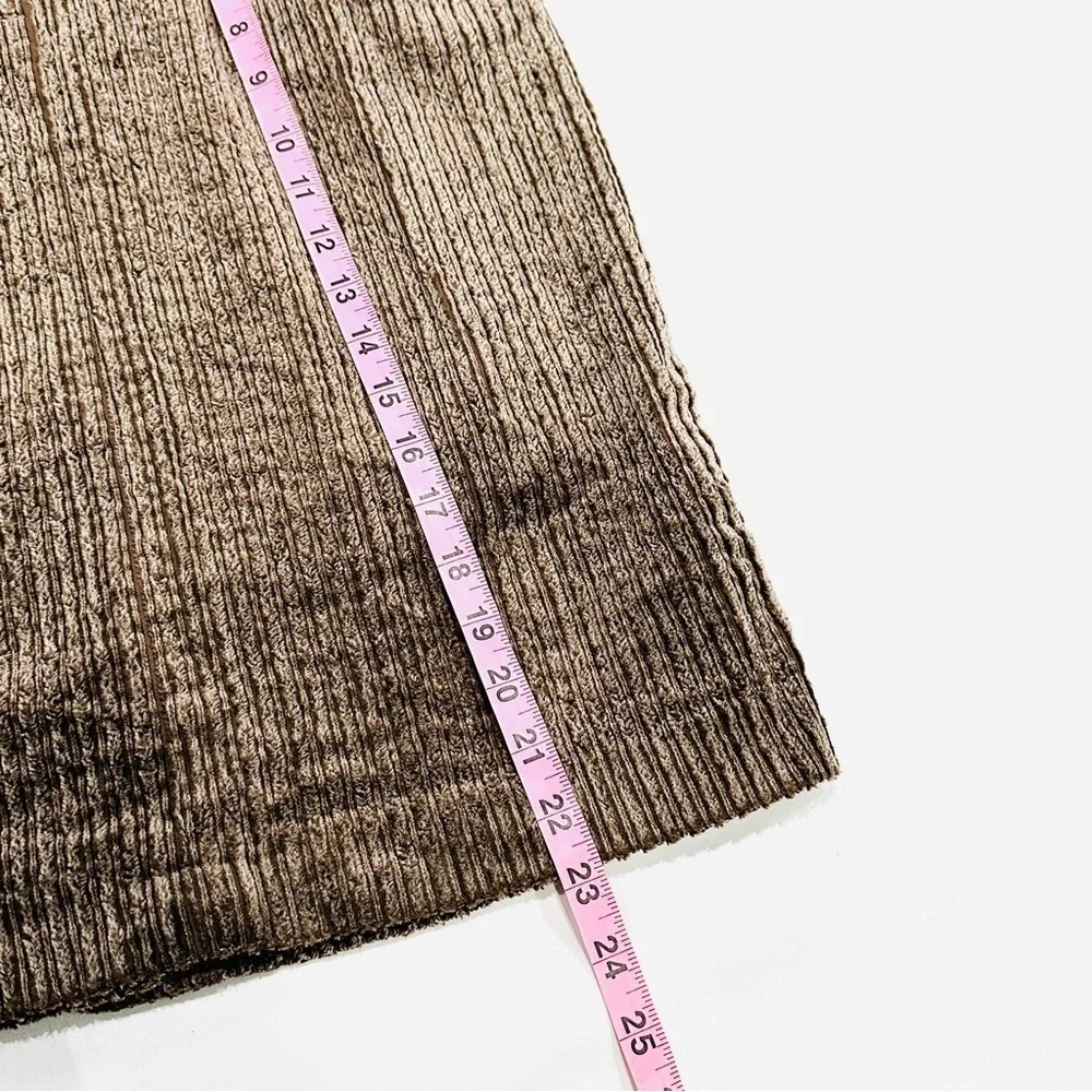 Vintage BFA Classics Brown Corduroy Broad Wale Midi Skirt - Picture 4 of 8